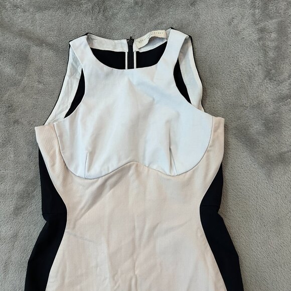 Stella McCartney Sheath Pencil Midi Dress Women's 44 US 8 Sleeveless Black - Picture 2 of 9